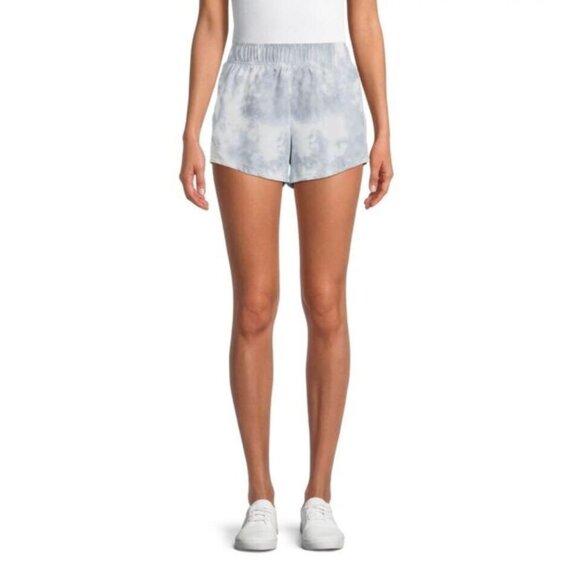 NWT Athletic Works PLUS Core Running Gym Shorts GALAXY TIE DYE XXXL or Plus 22 - Picture 3 of 4